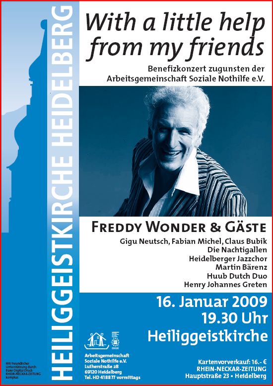 Plakat Freddy Wonder & Gäste