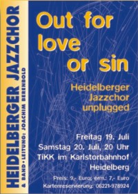 Plakat Konzerte Juli 2002