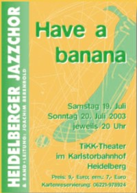 Plakat Konzert am 19/20.07.2003
