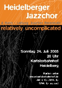 Plakat Konzert am 24.07.2005